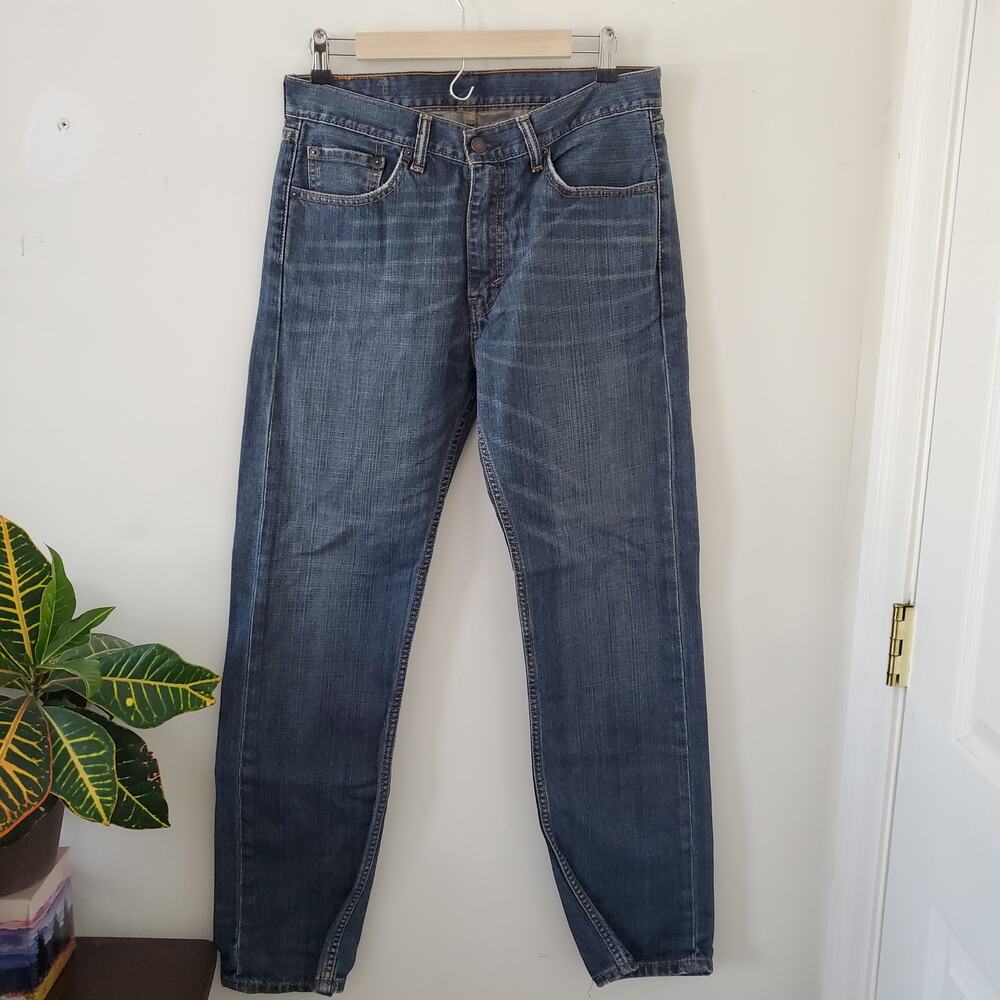 Levi's 505 Straight Dark Wash Denim Jeans
